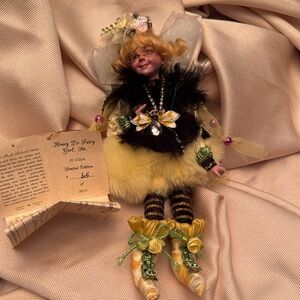 Mark Roberts Honey Do Fairy Girl Limited Edition Porcelain Doll Elf, 65/800